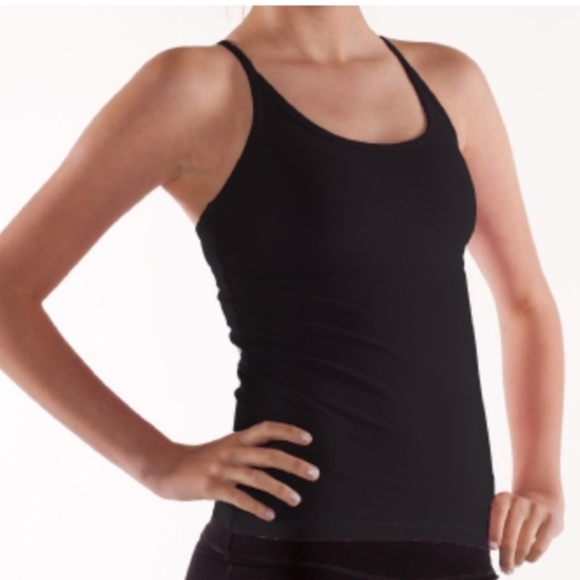 Inner Waves Organics Tops - Inner Waves Organics Yoga Black Cami NWT
